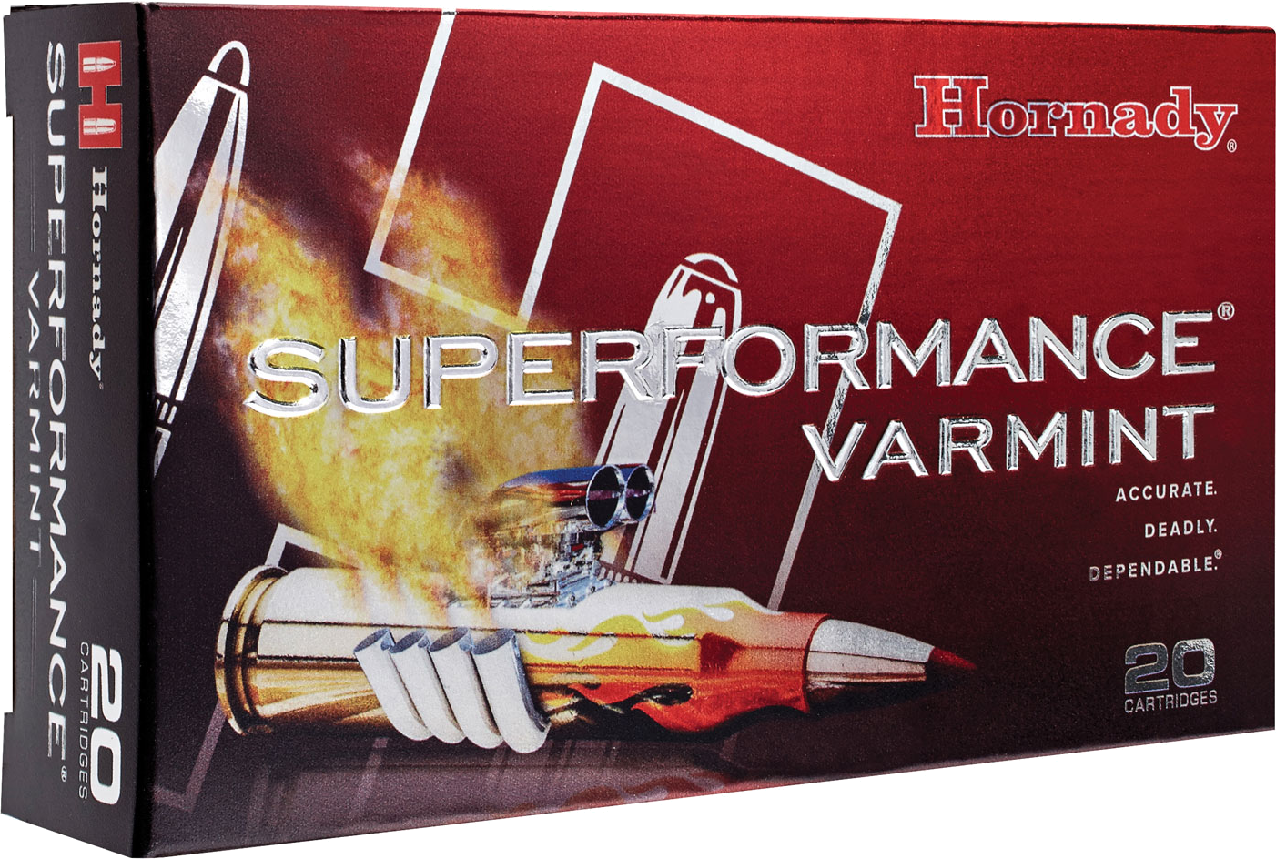 Hornady .204 Ruger 24gr COPPER SOLID Brass – 20rd