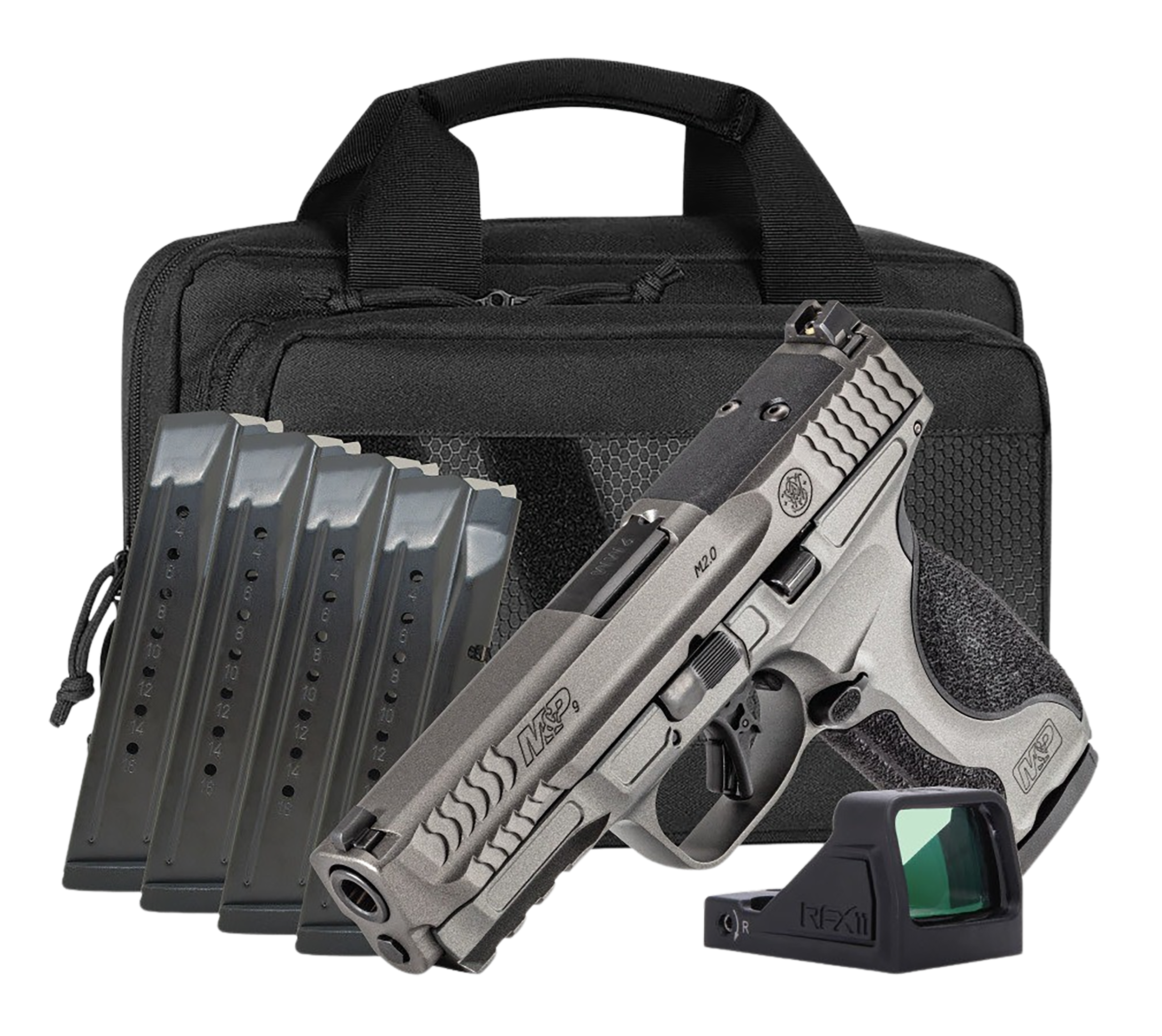 Smith & Wesson M&P9 M2.0 METAL CARRY BUNDLE 9MM LUGER 4.25" 17-RD SEMI-AUTO PISTOL